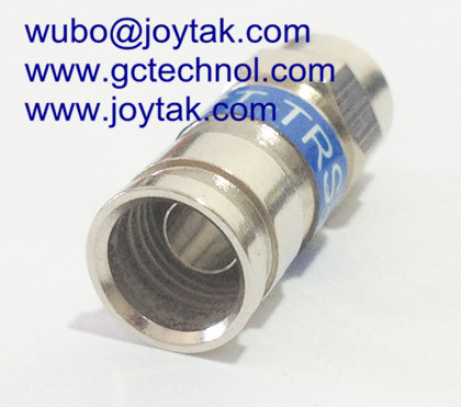 F compression connector PTC TRS 6L with O-ring