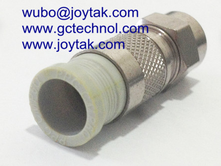 F Compression Connector PPC type Male For RG59 Coaxial Cable CATV connector