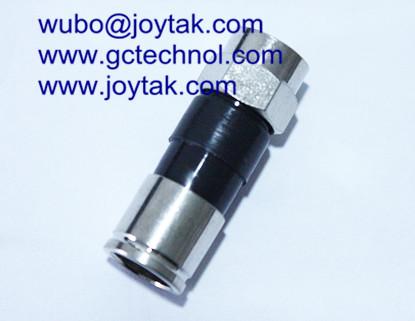  F Type Compression Connector for RG59 Cable TV Coax Cable China Manufacturer 