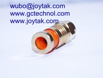 F Compression Connector Gold Plated for RG174 coaxial cable waterproof indoor connector