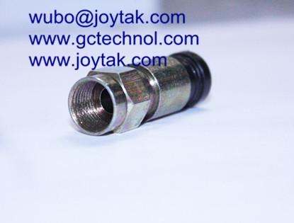 F Compression Connector Waterproof 75ohm F male connector for RG58 RG6 RG59 Coaxial Cable