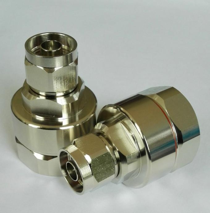 All brass made VSWR 1.3 max at DC-7G DIN 7/16 female to 7/16 female 50ohm Beryllium copper inner contact PIM -165 dBc