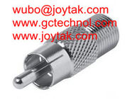 Coaxial Adapter Coaxial Adaptor RCA Male To F Female Screw On CCTV Antenna / RCAM.FF.02