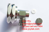 DIN 7/16 connector male plug solder type for 1-1/4" coaxial cable all brass made in china high quality pim -155dbc