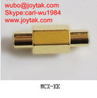 High quality gold plated MCX jack to MCX jack coaxial adapter MCX-KK