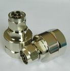 RoHS compliance all brass made RF connector N male straight 7/8 feeder cable clamp type high quality 50ohm