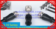 4.3-10 adaptor male plug to 4.3-10 female jack VSWR 1.15 silver plated pin and tri-alloy connector body high quality