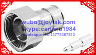 4.3-10 connector male straight for 1/2 superflex cable solder type european type Tri-alloy body PIM ≤-160dBC