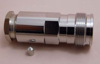 RF connector 4.3-10 female twist on clamp type connector for RG214 coaxial cable all brass 50ohm made by factory