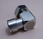 RF connector 4.3-10 male right angle connector soldering type for 1/2" superflex cable brass 50ohm
