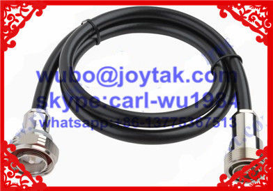 RF cable assembly DIN 7/16 male connector to DIN 7/16 female connector for 1/2 super flexible cable