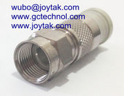 F Compression Connector PPC type Male For RG59 Coaxial Cable CATV connector