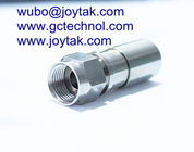 F Conn Compression Connector All Brass for RG59 Coax Cable connector to Brazil market