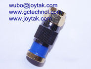 F Compression Connector coaxial compression connector for RG6 coax cable