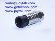 F Compression Connector F Type for TV Splitter compression connector for RG6 Coaxial Cable connector