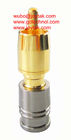 RCA Coaxial Connector RCA Compression Type 75ohm gold plated for Mini 174 Coax Cable security cameras connector RCA type
