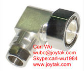 DIN 7/16 male connector right angle clamp type for 1/2"cable competitive price VSWR 1.15 all brass made Impedance 50 Ω