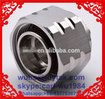 4.3-10 Male straight connector soldering type for 1-1/4 cable Tri-alloy plating PIM -160dBc
