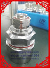 DIN 7/16 male connector clamp type for 1-5/8 leaking cable export to US market all brass