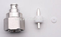 RF connector Mini-DIN 4.3-10 male soldering type connector for 1/4" superflex cable all brass 50ohm