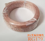 Pigtail Cable RG179 coaxial cable 75 ohm military standard for CCTV camera