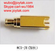 High quality gold plated MCX plug coaxial connector PCB mount type MCX-JE-L