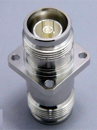 4.3-10 adapter 4.3-10 female to 4.3-10 female with panel mount high quality all brass 50ohm